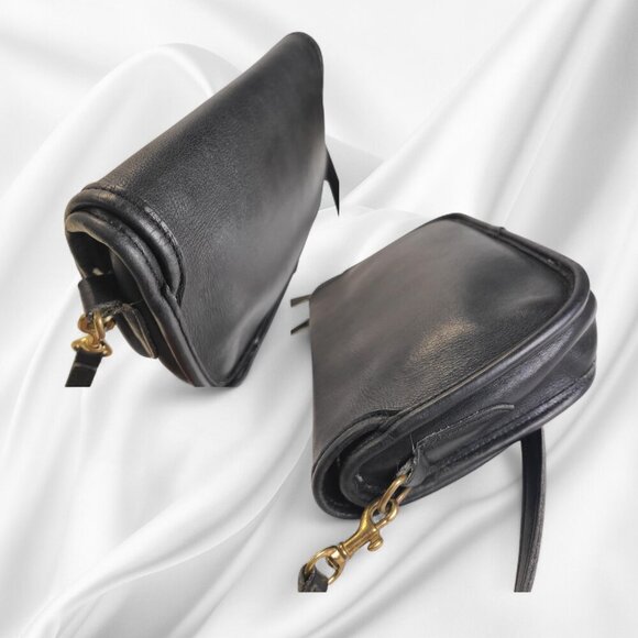 COACH Vintage Ritchie Bag Crossbody zip black - Picture 3 of 9